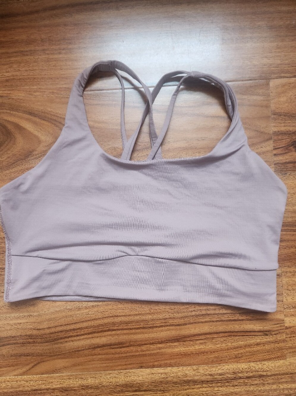 Seamless Strappy Bralette — Mauve